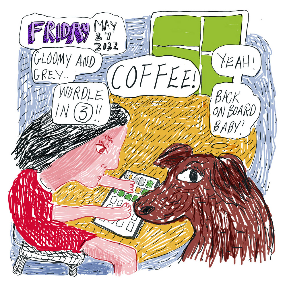 Emily wordle cartoon
